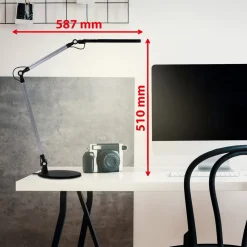 Briloner Arbejdsrum/Kontor|Bordlamper > Svane LED-bordlampe, CCT, dæmpbar