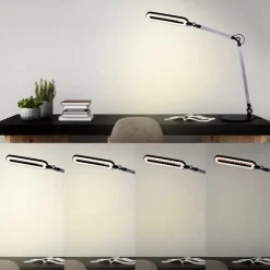 Briloner Arbejdsrum/Kontor|Bordlamper > Svane LED-bordlampe, CCT, dæmpbar