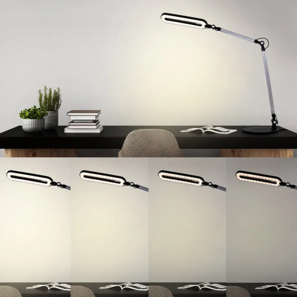Briloner Arbejdsrum/Kontor|Bordlamper > Svane LED-bordlampe, CCT, dæmpbar
