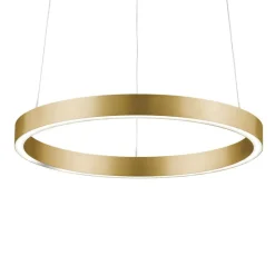 Knapstein Pendellamper > Svea-40 LED-hængelampe top/bund gestussensor, guld