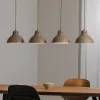 Pendellamper ^ Luminex Sven hængelampe, 4 lyskilder, beige, stål