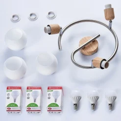Lindby Gang|Loftlamper > Svenka loftlampe, rondel, 3 lyskilder