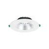 Indbygningsspots ^ Sylvania LED-downlight Insaver Slim, IP44, Ø 17,5 cm, sensor