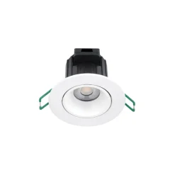Indbygningsspots ^ Sylvania LED-indbygningslampe Start, hvid, IP44, CCT, dæmpbar
