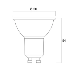Sylvania Dæmpbar Led-Pære|Led Pærer > LED-reflektor GU10 2,2W 3.000 K 3stepdim