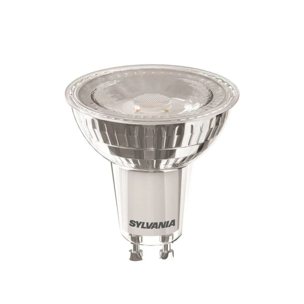 Sylvania Led Pærer > LED-reflektorpære GU10 6W 3.000K 36° 600 lm glas