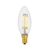 Dæmpbar Led-Pære|Filament Pære ^ Tala LED-pære, stearinlys, E14, 4 W, 2.700 K, klar, dæmpbar.