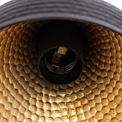 Opviq Pendellamper > Tattoo 2396 hængelampe, Ø18cm, sort/guld
