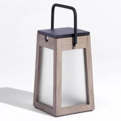 Solcellelamper ^ Les Jardins Tecka soldrevet LED-lanterne, bærbar, DuraTek 25cm