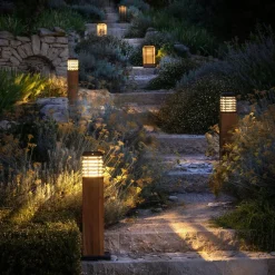 Les Jardins Solcelle Lampe Med Sensor|Sokkellamper Med Sensor > Tekura LED-gadelampe med solcelle, Duratek grå/grå