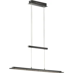 FISCHER & HONSEL Pendellamper > Tenso TW LED-hængelampe med dæmper, sort, 88cm