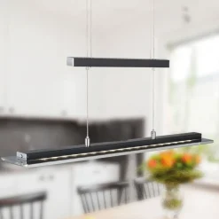 FISCHER & HONSEL Pendellamper > Tenso TW LED-hængelampe med dæmper, sort, 88cm