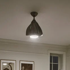 KICHLER Loftventilatorer > Terna LED-loftventilator, nikkel/creme