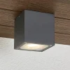 Udendørs Loftlamper ^ Lucande Terningformet LED udendørs loftlampe Tanea, IP54