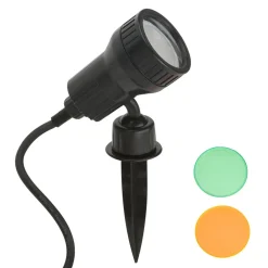 Briloner Udendørs Spot > Terra LED-spot med jordspyd inklusive farvefilter