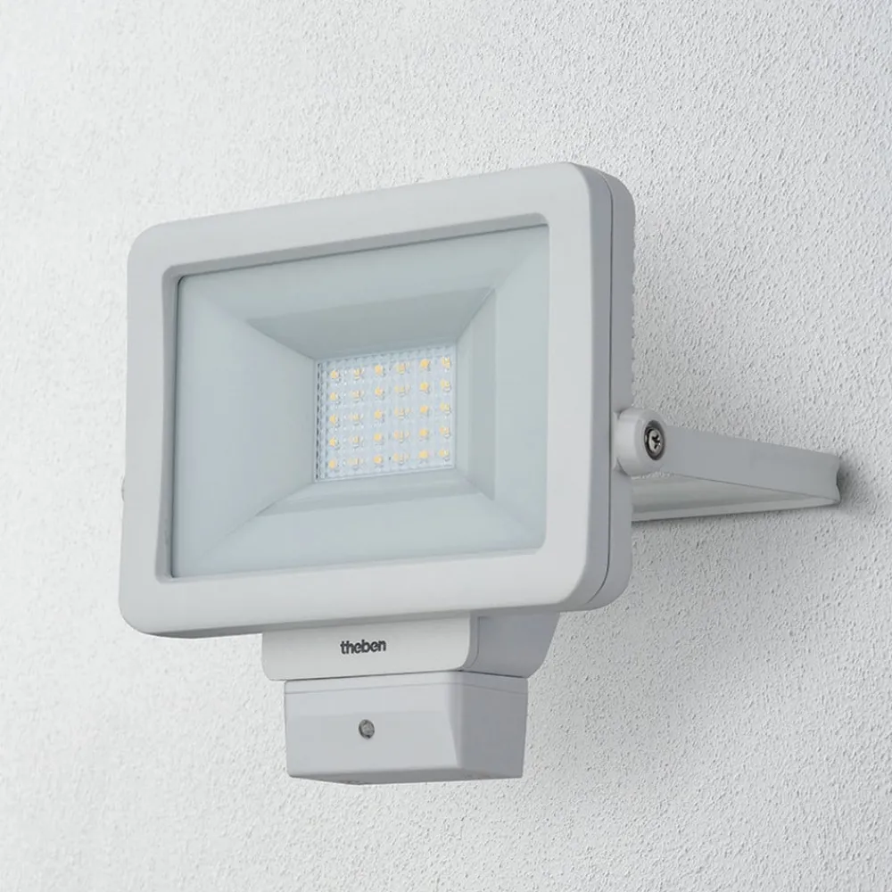 Udendørs Spot ^ Theben theLeda B20L udendørs LED-spot, hvid