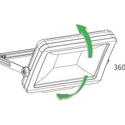 Theben Udendørs Spot > theLeda B20L udendørs LED-spot, sort