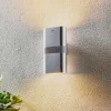 Theben Væglampe Med Sensor|Væglamper > theLeda D UD AL væg, up/down, PIR-sensor