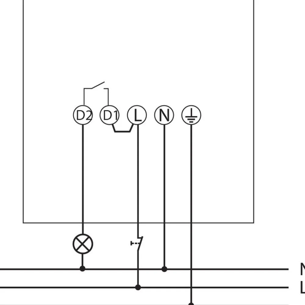 Theben Sensor > theLuxa P220 PIR-bevægelsessensor, hvid