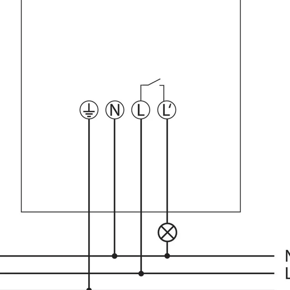 Theben Sensor > theLuxa R180 PIR-bevægelsessensor, sort