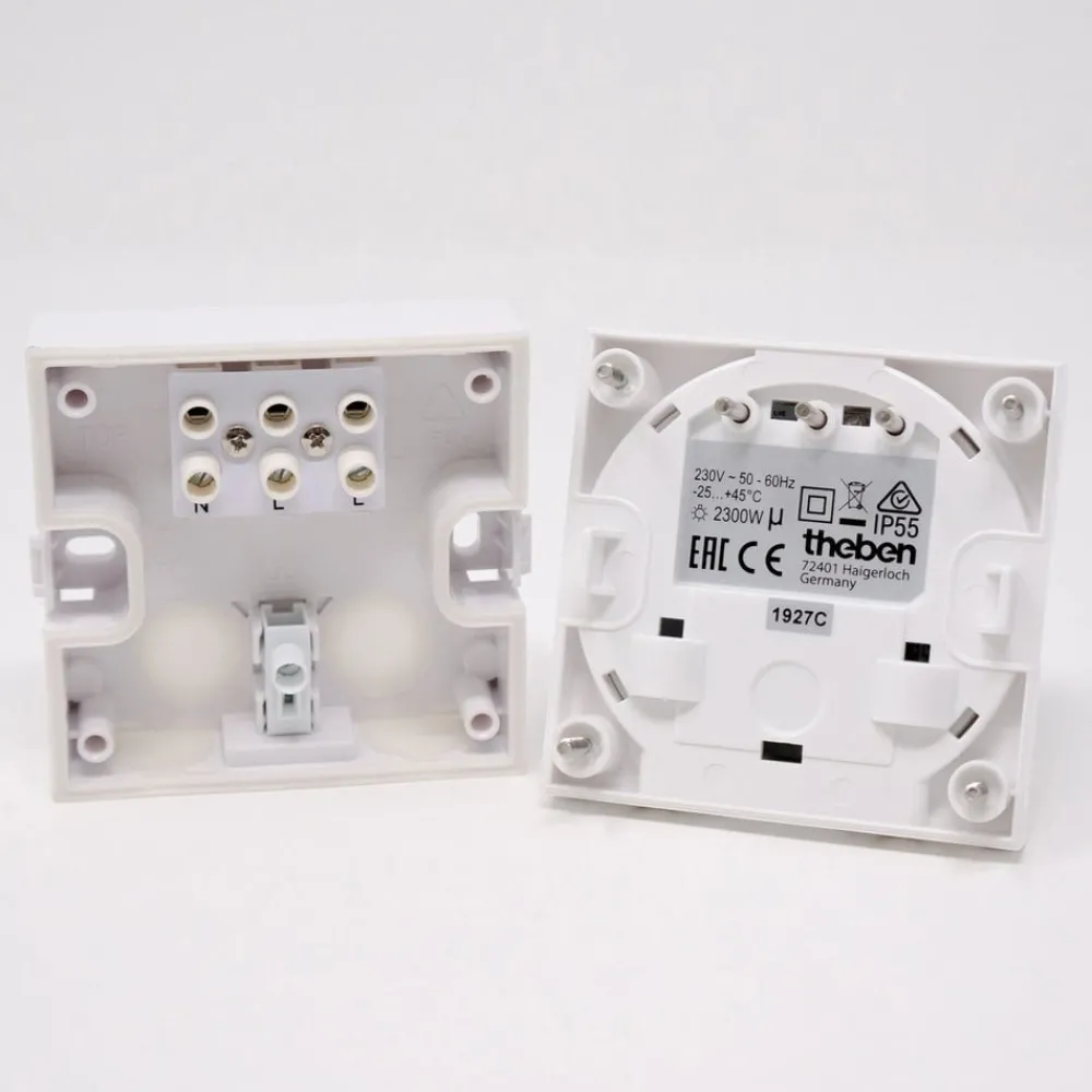 Sensor ^ Theben theLuxa R180 PIR-bevægelsessensor, hvid