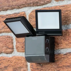 Væglamper ^ Theben udendørs LED-væglampe theLeda S17-100, sort Sensor