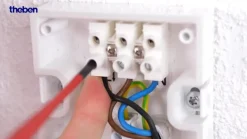 Væglamper ^ Theben udendørs LED-væglampe theLeda S17-100, sort Sensor