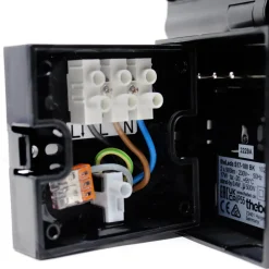 Væglamper ^ Theben udendørs LED-væglampe theLeda S17-100, sort Sensor