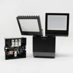 Væglamper ^ Theben udendørs LED-væglampe theLeda S17-100, sort Sensor