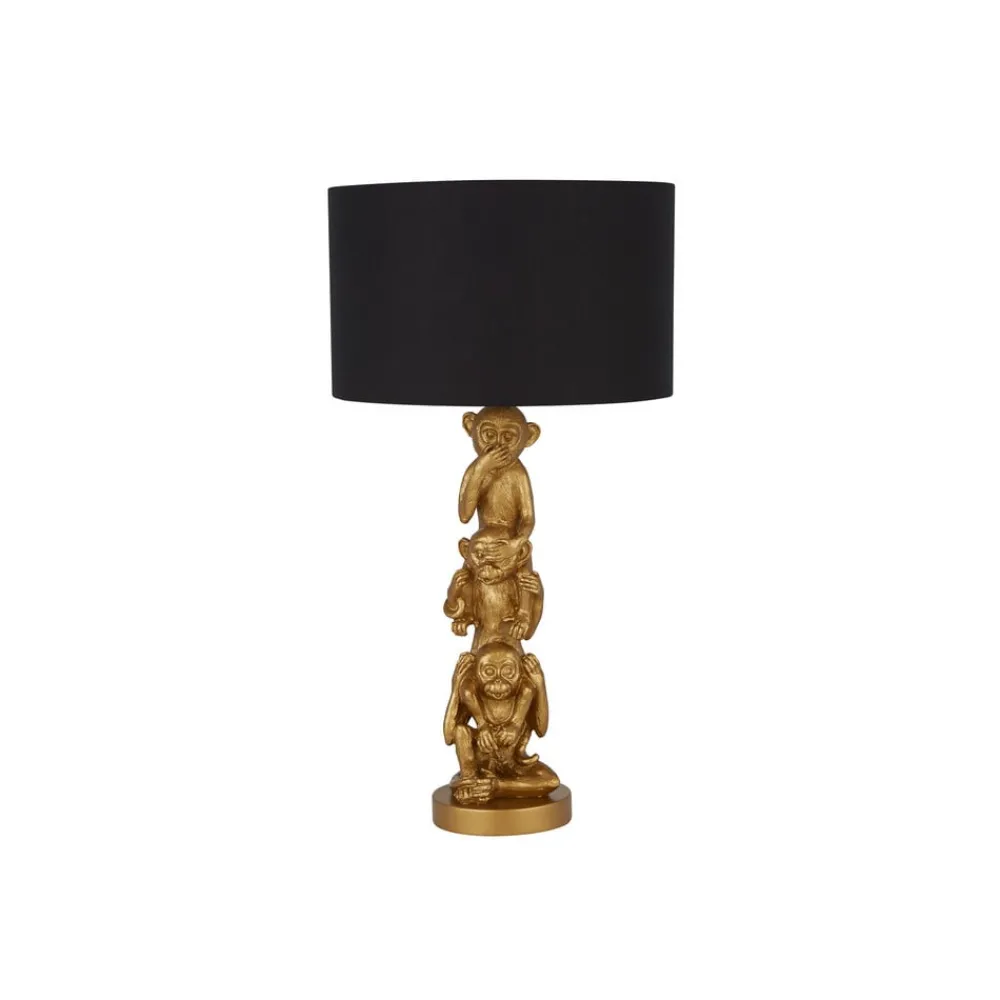 Bordlamper ^ Searchlight Three Wise Monkeys stof-bordlampe
