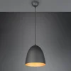 Pendellamper|Pendellamper ^ Reality Leuchten Tilda hængelampe, 1 lyskilde, sort/guld, Ø 25 cm