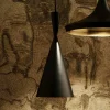 Tom Dixon Pendellamper|Pendellamper > Beat Tall LED-pendellampe, sort