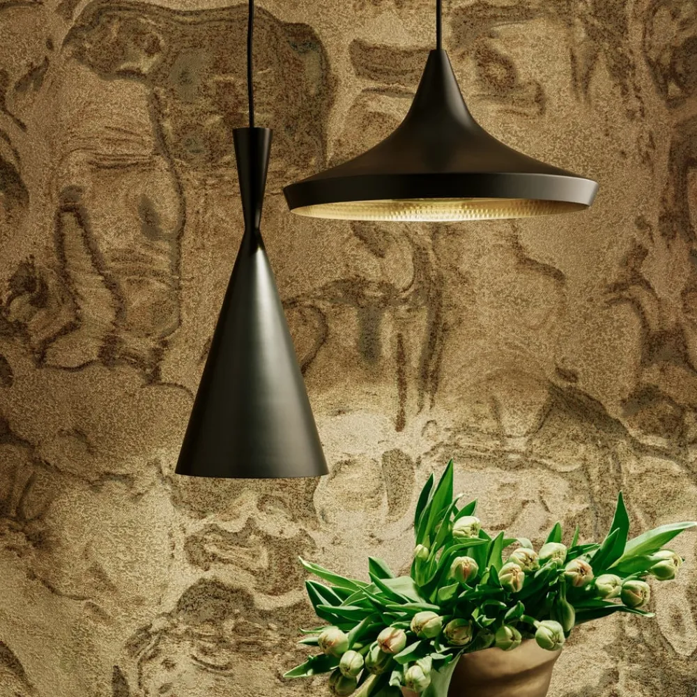 Tom Dixon Pendellamper > Beat Wide LED-hængelampe, sort