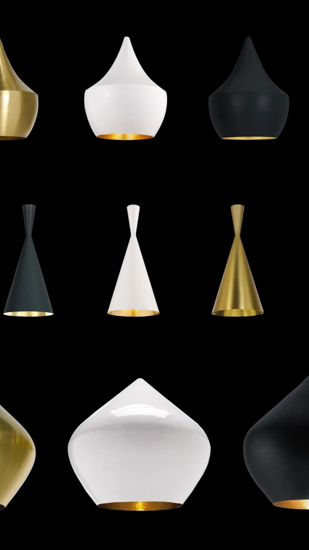 Tom Dixon Pendellamper > Beat Wide LED-hængelampe, sort