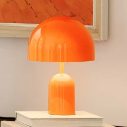 Tom Dixon Dekorationsbelysning > LED-batteridrevne LED-bordlampe Bell Portable, rød, højde 28 cm