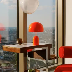 Tom Dixon Dekorationsbelysning > LED-batteridrevne LED-bordlampe Bell Portable, rød, højde 28 cm