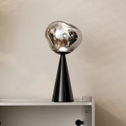 Tom Dixon Dekorationsbelysning|Bordlamper > LED-bordlampe Melt Portable, sort, 29 cm