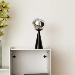 Tom Dixon Dekorationsbelysning|Bordlamper > LED-bordlampe Melt Portable, sort, 29 cm