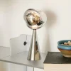 Dekorationsbelysning ^ Tom Dixon LED-bordlampe Melt Portable, sølv, 29 cm