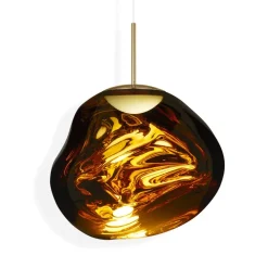 Pendellamper|Pendellamper ^ Tom Dixon LED-hængelampe Melt, Ø 50 cm, ravgul