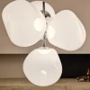 Tom Dixon Lysekroner > LED-lysekrone Melt Chandelier opal/kromfarvet