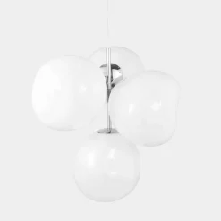 Tom Dixon Lysekroner > LED-lysekrone Melt Chandelier opal/kromfarvet