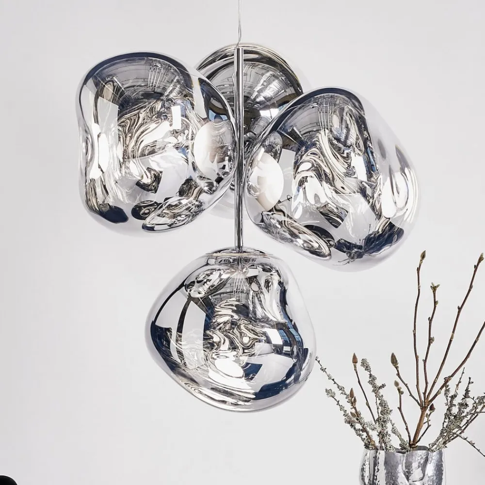 Tom Dixon Lysekroner > LED-lysekrone Melt Chandelier, røggrå