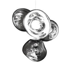 Tom Dixon Lysekroner > LED-lysekrone Melt Chandelier, røggrå