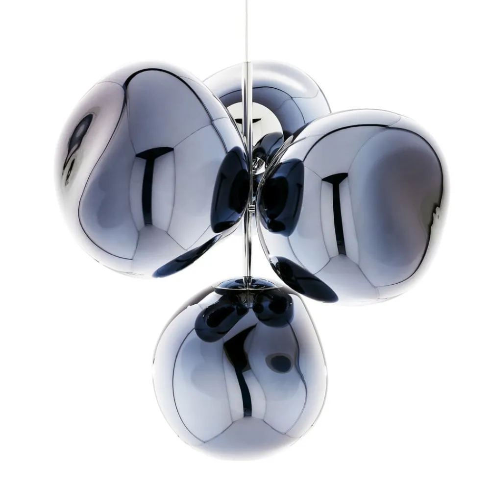 Tom Dixon Lysekroner > LED-lysekrone Melt Chandelier, røggrå