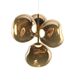 Lysekroner ^ Tom Dixon LED-lysekrone Melt Chandelier, bronzefarvet