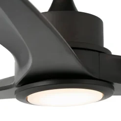 Loftventilatorer ^ FARO BARCELONA Tonic LED-loftventilator, mørkebrun