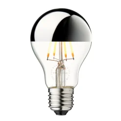 Dæmpbar Led-Pære ^ DESIGN BY US Topforspejlet pære Arbitrary E27 sølv 3,5W 2700K dæmpbar