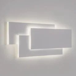Astro Væglamper > Topmoderne LED væglampe Edge i hvid