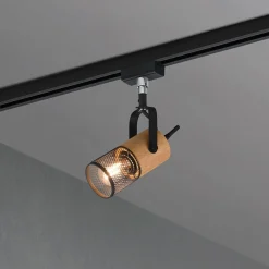 Trio Lighting Skinnesystem > Tosh skinnespot til DUOline, mat sort, trædetalje